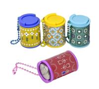 Stable and Long-Lasting: The coin holder keychain combines robust PP mate