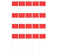 Stable Outdoor Visibility: Tailored for lawn marking purposes, these flag | Stable Outdoor Visibility: Tailored for lawn marking purposes, these flags ensure longevity by resisting fading and endurin