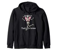 Stable? That’s for Horses Fata Scheletro Umorismo Felpa con Cappuccio