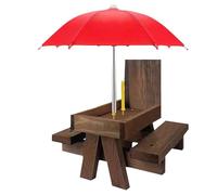 Stable Wooden Corn Cobs Feeders for Squirrels Fun Design Easy Installation in Yard Wildlife Watching Stable Holder Wood Bird Feeders