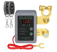 Stacca Batteria 12v, 240A Sezionatore Auto Remoto Senza Fili con Telecomando, 12v Auto Staccabatteria Automatico, Per RV ATV Camion Barca Trattore (Gray)