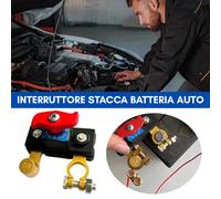 Stacca Batteria 12V / 24V Universale - Interruttore Disconnessione per Auto Moto