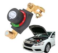 Stacca Batteria 12V-48V per Auto ON-OFF, Regolabile 180° | Interruttore di Separazione Della Batteria, Staccabatteria per Auto Moto Barca Caravan Yacht(B-Negative)