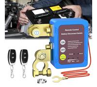 Stacca Batteria 12V, Auto Interruttore Batteria 240A Staccabatteria Interruttori Isolatore Batteria con 2 Telecomandati Wireless Interruttore Batteria auto Interruttore Radio per Auto Camper Camion