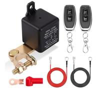 Stacca Batteria 12V Interruttore Stacca Batteria 12V 200A, Con 2 Telecomandi Antifurto Auto Disconnessione Batteria Stacca Batteria, per Auto Camion Moto Barca RV
