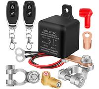 Stacca Batteria 12V Interruttore Stacca Batteria Relè 12V 200A Interruttore Batteria Con 2 Telecomandi Antifurto Auto Disconnessione Batteria Stacca Batteria per Auto Camion Moto Barca RV (200A)