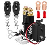 Stacca Batteria 12V Interruttore Stacca Batteria Relè 12V 500A Interruttore Batteria Con 2 Telecomandi Antifurto Auto Disconnessione Batteria Stacca Batteria per Auto Camion Moto Barca RV (500A)