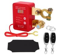 Stacca Batteria 12V per Auto, 240A Remoto Automatico Stacca Batteria Senza Fili, Interruttore di Isolamento con Telecomando per Camion Barca Auto RV ATV (Rosso)