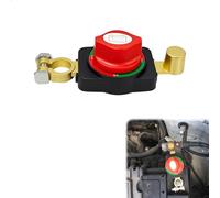 Stacca Batteria 12V per Auto e Moto, Interruttore 12V Universale Stacca Batteria, Disgiuntore Principale per Camper Barca, Lega di Zinco