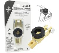 STACCA BATTERIA 450 A AUTO ALTA QUALITA’ IN OTTONE POSITIVO A MORSETTO SUPERIORE