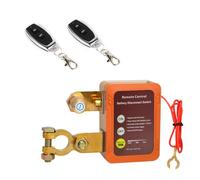 Stacca Batteria per Auto 12v 240A, Arancione Interruttore Staccabatteria Automatico Con Telecomando,Sezionatore Auto Remoto Senza Fili per ATV,Barca,Auto,RV,Camion
