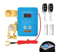 Stacca Batteria per Auto 12V 24V, 240A Interruttore di Scollegamento Remoto della Batteria con Telecomando, Display LED, Staccabatteria Automatico per Auto RV ATV Camion Barca Camper