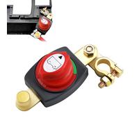 Stacca Batteria per Auto 12V/24V/48V, Regolabile 180° Interruttore di Separazione Della Batteria, Staccabatteria, per Auto, Barca, Moto, Veicoli, Camion