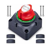 Staccabatteria 12V/24V Auto Interruttore di Alimentazione 1-2-both-OFF Principale per Auto Camper Yacht Barca Camion Autobus Sezionatore Batteria