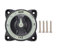 Staccabatteria Marina 500A a 4 posizioni interruttore di disconnessione batteria robusto per camper e imbarcazioni protezione ignifuga e impermeabilità IP66 per uso marino