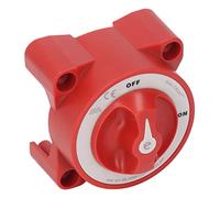 Staccabatteria Marino, ABS Rame Rosso on Off 2 Posizioni Sezionatore Batteria a 4 Prigionieri Staccabatteria per Barca per Yacht RV Car Boat