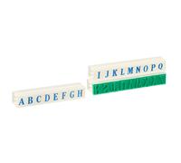 Staccabile Lettera Timbri,2 Set AZ Alfabeto Timbro Set Timbro Grande