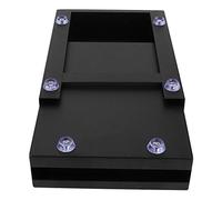 Staccabile resistente alla ruggine Quattro tappetini antiscivolo per caffè Bussola per caffè Contenitore per fondi di caffè Cassetto per caffè(Black rod , Black box)