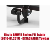 Staccabile Traino Barra Per BMW 5 F11 Familiare (2010-17) & 7 Perno Deviatore