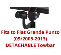 Staccabile Traino Barra Per Fiat Grande Punto 2005-2013 & 7 Perno Bypass Relè