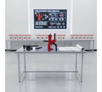 Staccatore Tallone Pneumatico Stabile Smontagomme Manuale Regolabile per Garage
