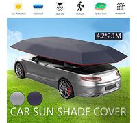 Staccatory Telo di Protezione Universale per Ombrellone Parasole per Auto Uv Impermeabile 4,2 X 2,1 M Blu