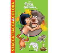 Il libro della giungla. Staccattacca & colora. Con adesivi. Ediz. illustrata