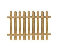Staccionata recinto in legno 180x80cm esterno arredo giardino steccato 17914