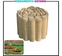 STACCIONATA IN LEGNO RECINZIONE GIARDINO STECCATO BORDURE BORDURA PER AIUOLE
