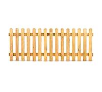 Staccionata recinto in legno 180x80cm esterno arredo giardino steccato 17914