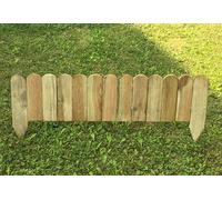 Staccionata Steccato Recinzione Giardino 30/45x120 cm in Legno