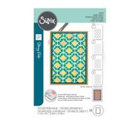 Stacey Park Textures from Afar #2 - Stencil A6, 4 pezzi Sizzix