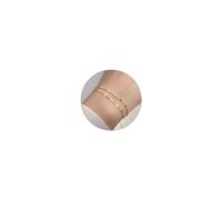 Stack Bracciali da donna Braccialetti oro/argento per le donne Impermeabile Set di gioielli in oro 14 carati per le donne Trendy Sottile Delicato Impilabile Cuban Link Paperclip Catena Braccialetto