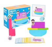 Stack Game, Interactive Balancing Game, 2.5x11.20x5.5 Inches Sturdy Sensory Blocks Activity Educational Toy, Ideal for Adults Boys Toddler Family Indoor and Outdoor Girls