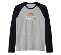 Stack sats non debito risparmiare investire cripto libertà bitcoin Maglia con Maniche Raglan