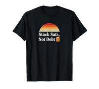 Stack sats non debito risparmiare investire cripto libertà bitcoin Maglietta
