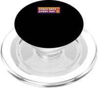 Stack sats ogni giorno costruire ricchezza investire crypto bitcoin PopSockets PopGrip per MagSafe