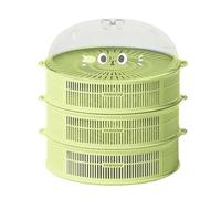 Stackable Cat Food Cover - Multi Layer Mesh Shield | Dustproof Mesh Lid