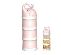 Stackable Formula Container, Cartoon Formula Dispenser, Thickened Formula Dispenser, Cute Milk Powder Dispenser, Cartoon Stackable Formula Dispenser Portable Thickened Formula Container for Babies