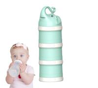 Stackable Formula Container, Cartoon Formula Dispenser, Thickened Formula Dispenser, Cute Milk Powder Dispenser, Cartoon Stackable Formula Dispenser Portable Thickened Formula Container for Babies