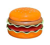 Stackable Hamburger Plates and Bowls Set, Serving Saucer, 6.29x4.33x2.2 inches Stylish Tableware Dinnerware for BBQ, Condiment, Dining, Home, Adults, Kids, and Party Use