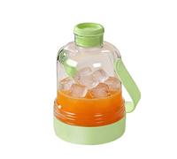 Stackable Ice Trays | Cold Blocks Maker - with Straw and Handle Ice Making Bottle | for Home, Kitchen, Picnic, Camping, Drinks, Coffee, Wine, Milk, Tè, Whiskey, Cocktail