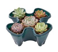 Stackable Planter Pots - Anti Slip Secure Drainage, Indoor Outdoor Plant Containers | Stackable Vegetable Pots With Construction, Gardening Solution Ideal Choice For Garden Yard Farm Patio Bal