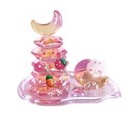 Stackable Stickers - 3D Crystal Resin Building Block Stickers With Glossy Finish For DIY Crafts Mini Scenes And Creative Decoration, Reusable Cute Artistic Sticker