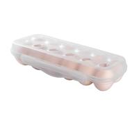 Stacked Egg Tray - Anti Collision Eggs Keeper, Refrigerator Storage Grid | Clear Eggss Holder Container System, On Opening Eggs Organizer For Kitchen Countertop Pantry Use Durable Transparent Des