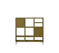 Stacked Hallway Shelf Configurazione 3 Marrone-Verde