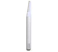 StackedSkincare Dermaplaning, strumento esfoliante per il viso, rasoio professionale per rimuovere la pelle morta e la peluria di pesca, include 1 manico in alluminio e 1 testina di rasoio (non