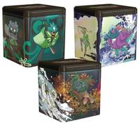 Stacking Tin Marzo 2025 Pokemon 1 PEZZO A SCELTA- 3 Bustine + Adesivi