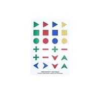 Stactiles 24 adesivi tattili per ciechi e ipovedenti - aiuto per marcatura con diverse forme (cerchio, quadrato, triangolo) e trame - Adesivi tattili per casa, forno a microonde e fornelli - Co alto