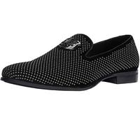 Stacy Adams Men's Swagger Studded Ornament Slip-on Driving Style Loafer